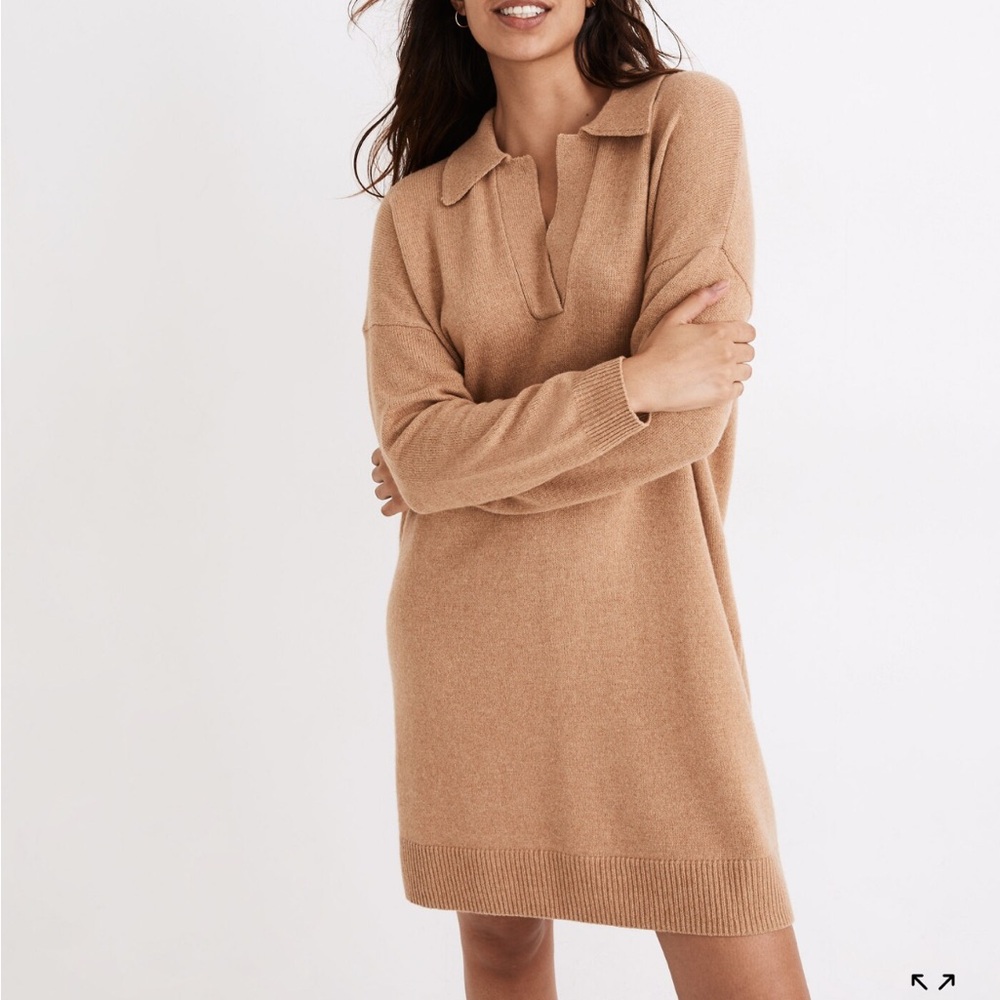 Madewell Polo Sweater Dress
